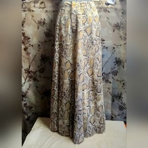 ISABEL GARCIA Banded High-waisted Wide-Leg Pant